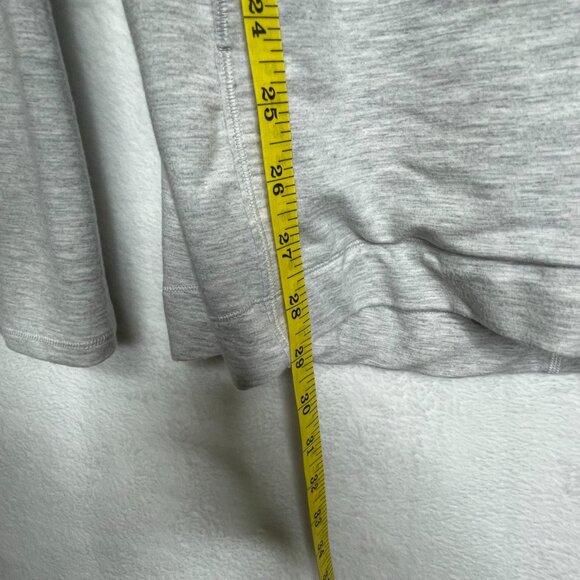 Lululemon Coast Easy Wrap Womens Size 10 Heathered Core Gray Sweatshirt - Picture 9 of 11